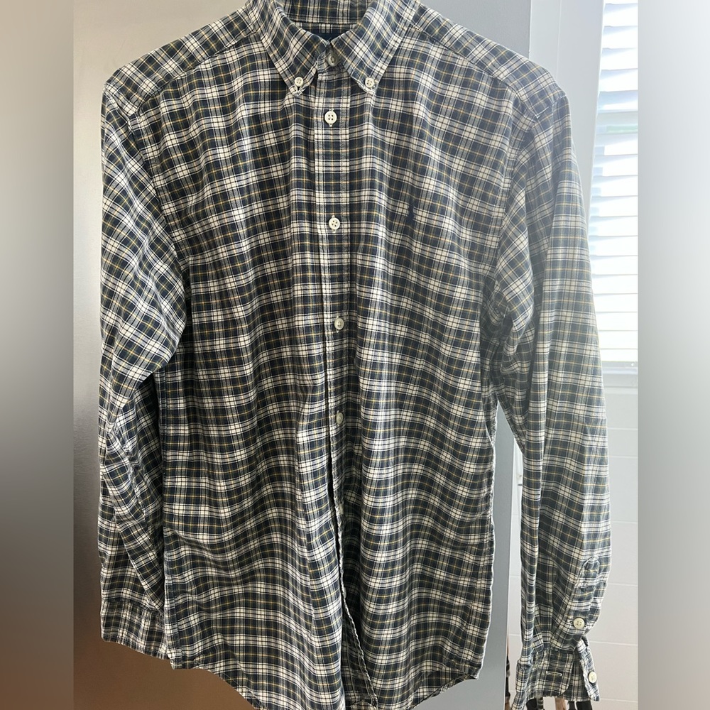 Boys youth xl Ralph Lauren plaid button down